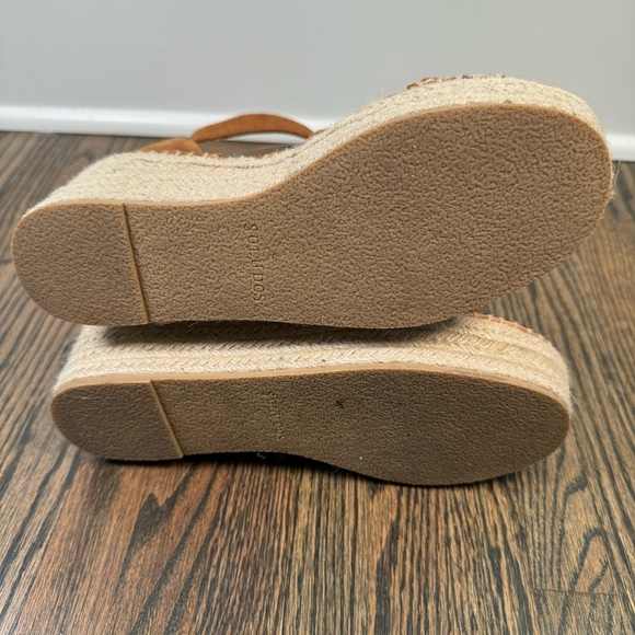 Soludos Palma Suede Platform Espadrille Sandals size 7.5 - Picture 8 of 9